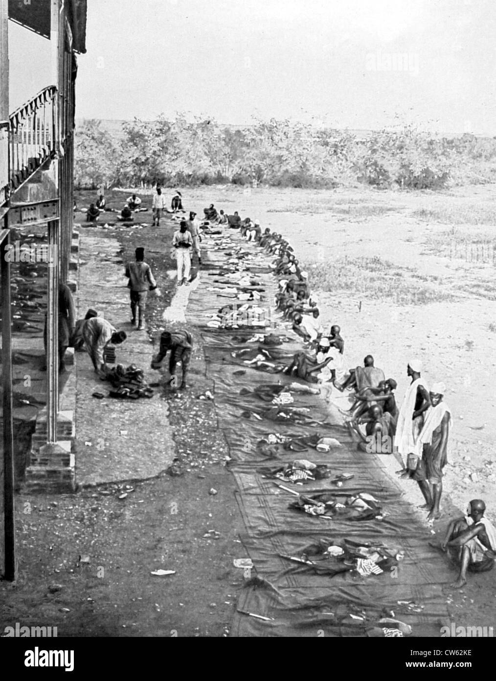 Recruitment of soldiers by the French army in Senegal, 1910 Stock Photo