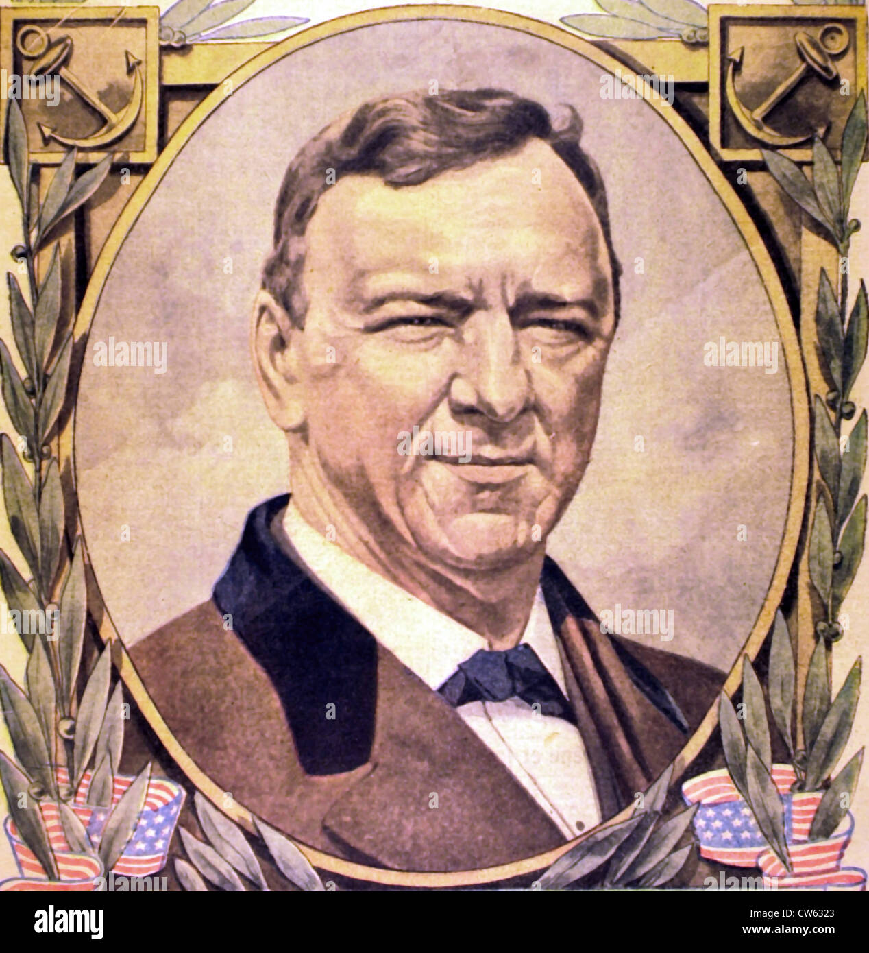 World War I, Mr. Daniels, minister of the American Navy Stock Photo - Alamy