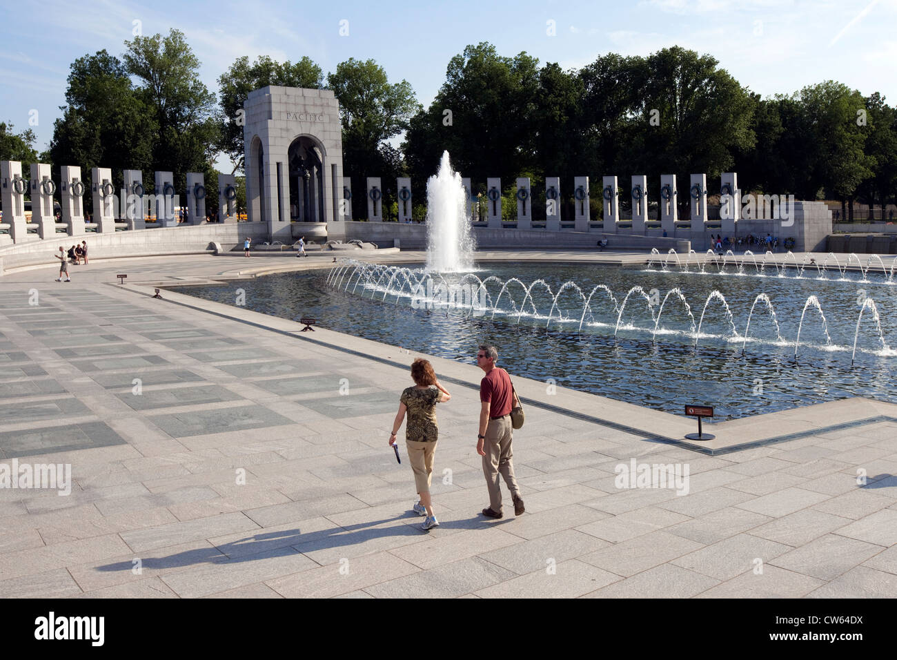 National World War 2 Memorial, Washington, D.C. Stock Photo