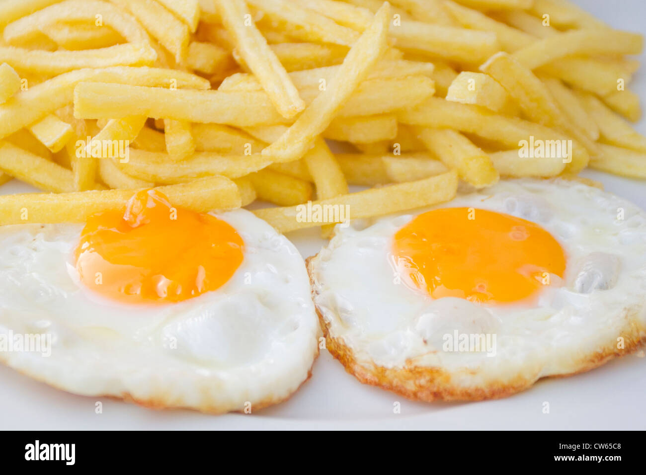 Egg and chips Stock Photo Alamy