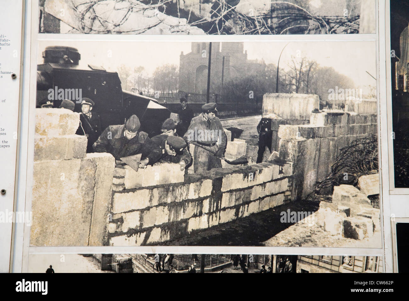 Europe, Germany, Brandenburg, Berlin, Checkpoint Charlie, Berlin Wall Museum Stock Photo