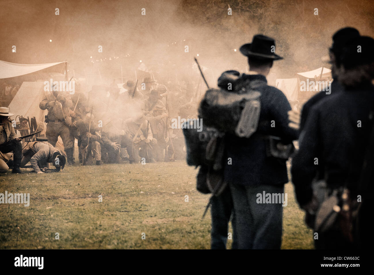 American Civil War Reenactment Stock Photo - Alamy