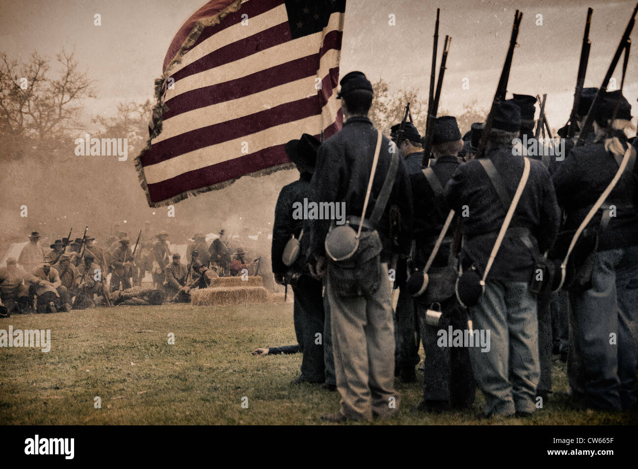 American Civil War Reenactment Stock Photo - Alamy