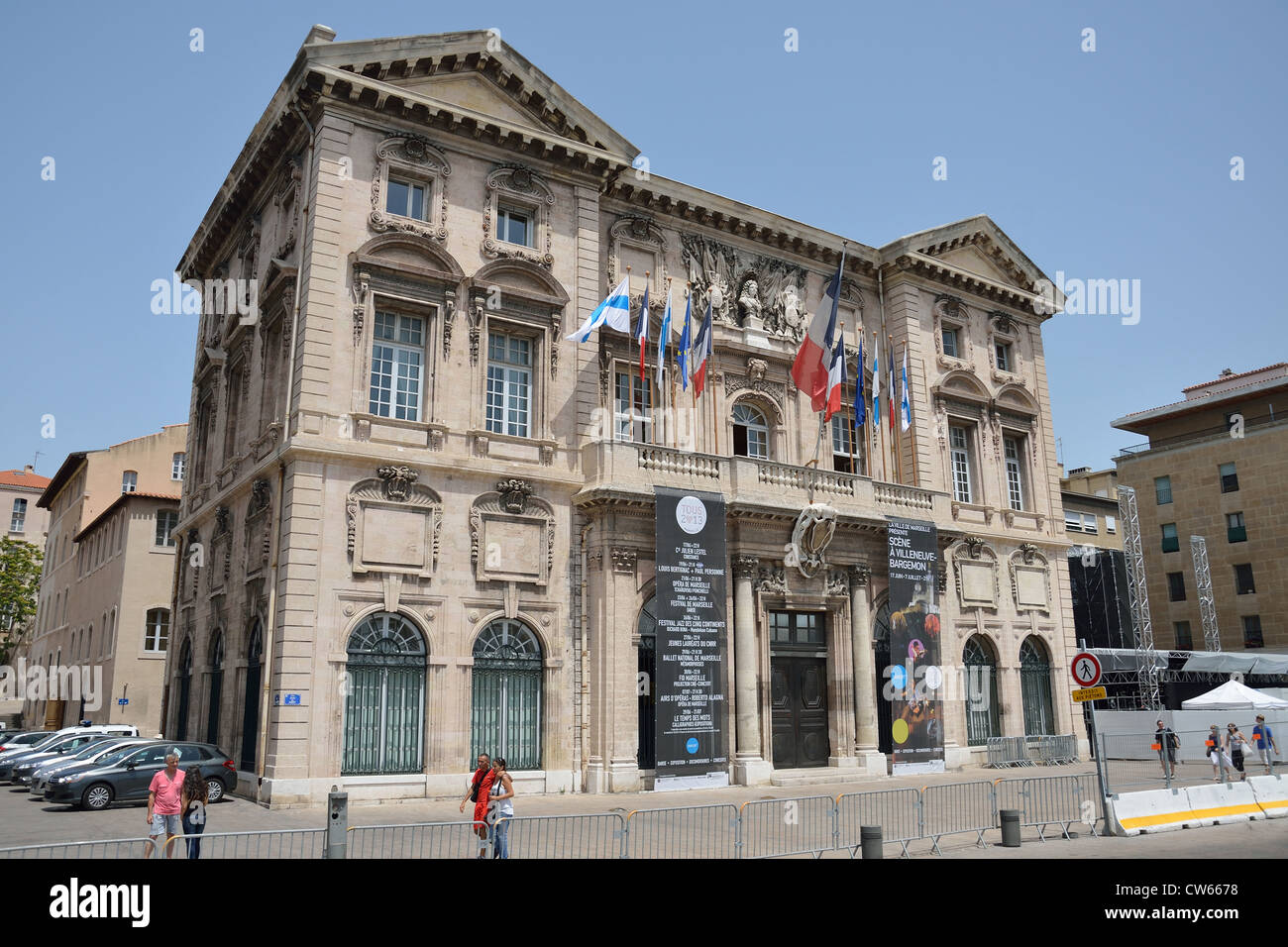 Mairie de Marseille theatre, Quai du Port, Marseille, Bouches-du-Rhône Department, Provence-Alpes-Côte d'Azur, France Stock Photo