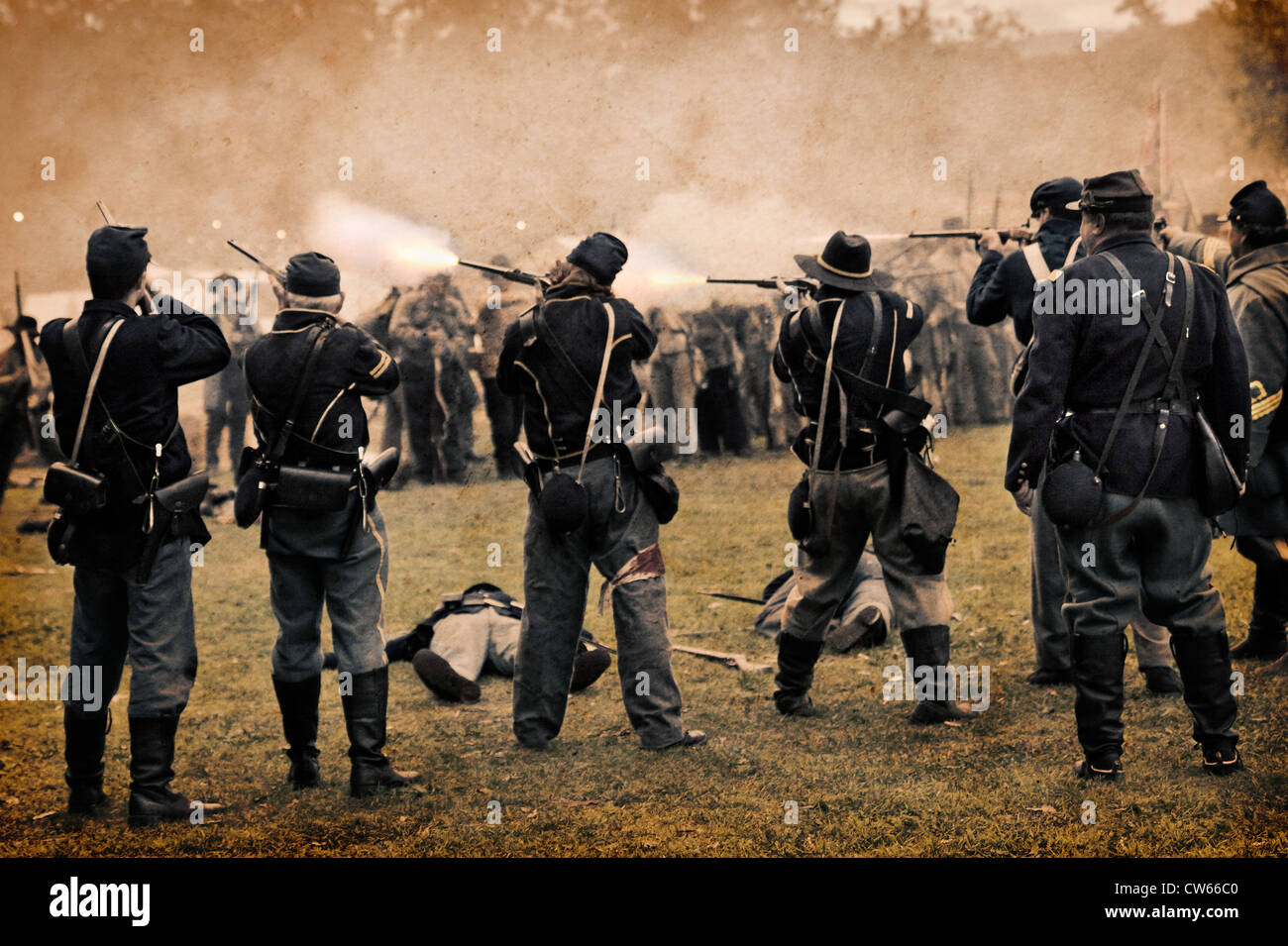 American Civil War Reenactment Stock Photo - Alamy