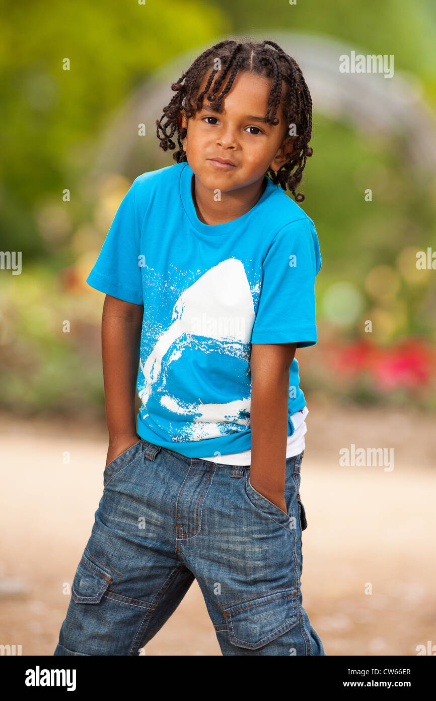 cute black little boy