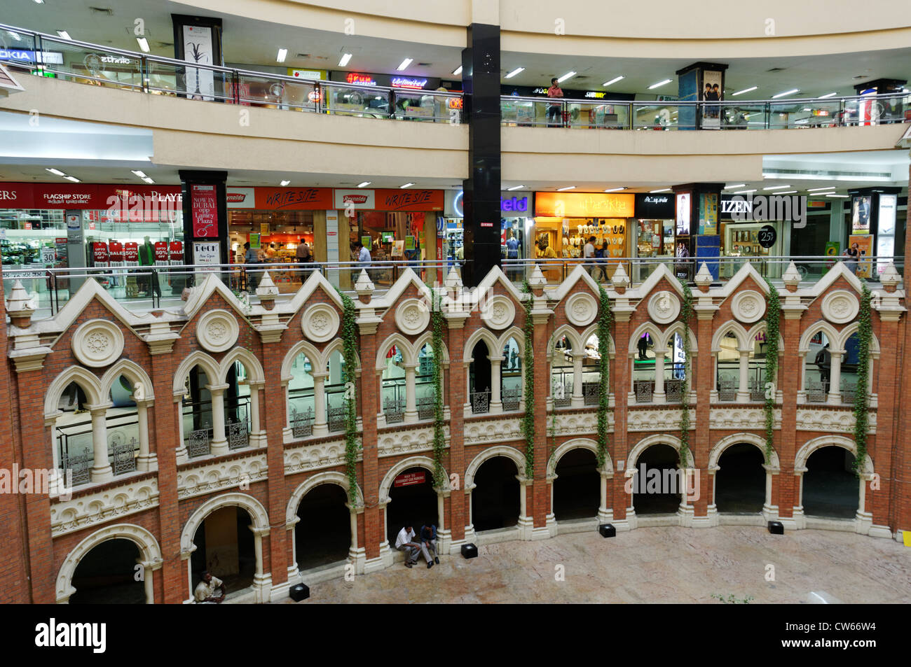 Spencer Plaza shopping mall in Chennai (Madras) India Stock Photo