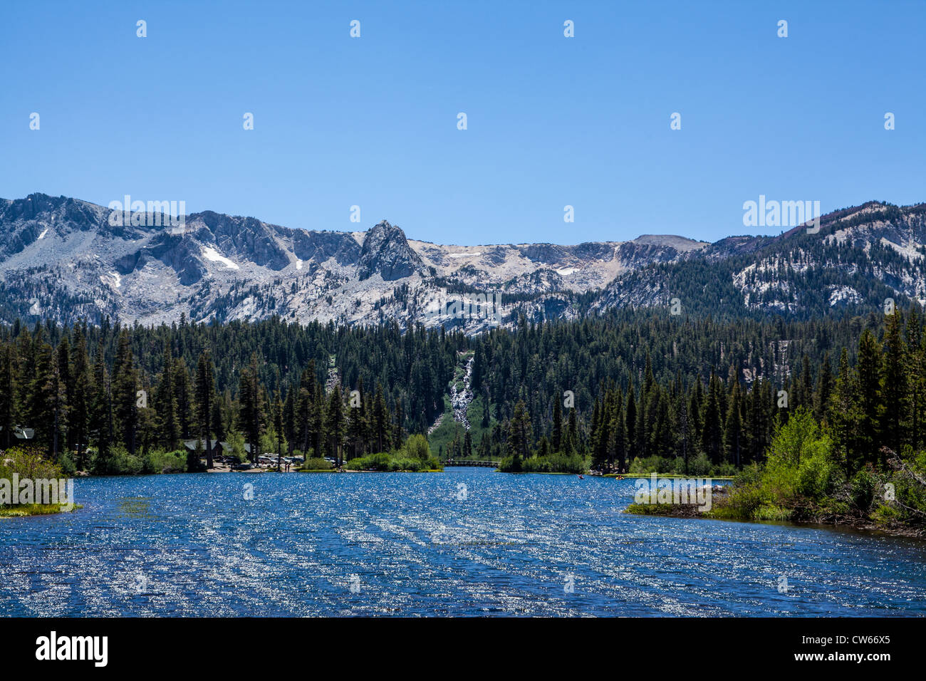 Twin Lakes in Mammoth Lakes California Stock Photo Alamy