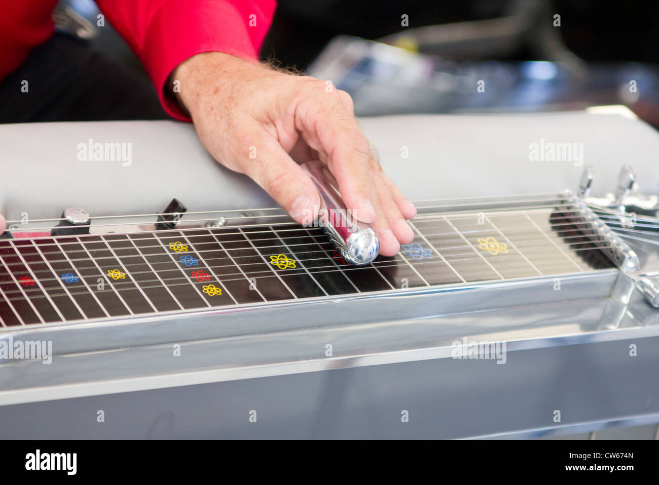 playing-a-slide-guitar-stock-photo-alamy