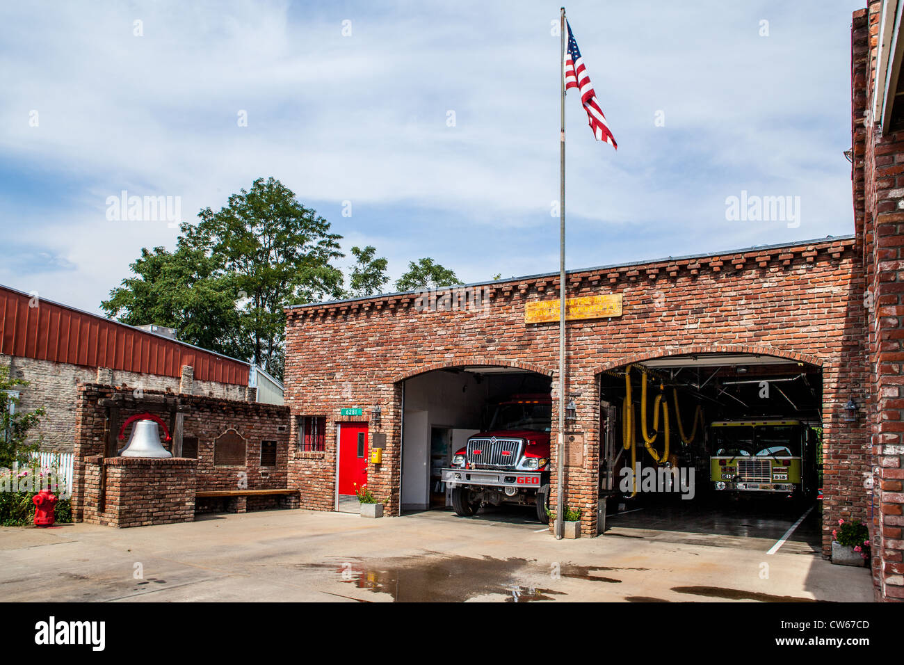 The Fire Department in California in the gold rush country