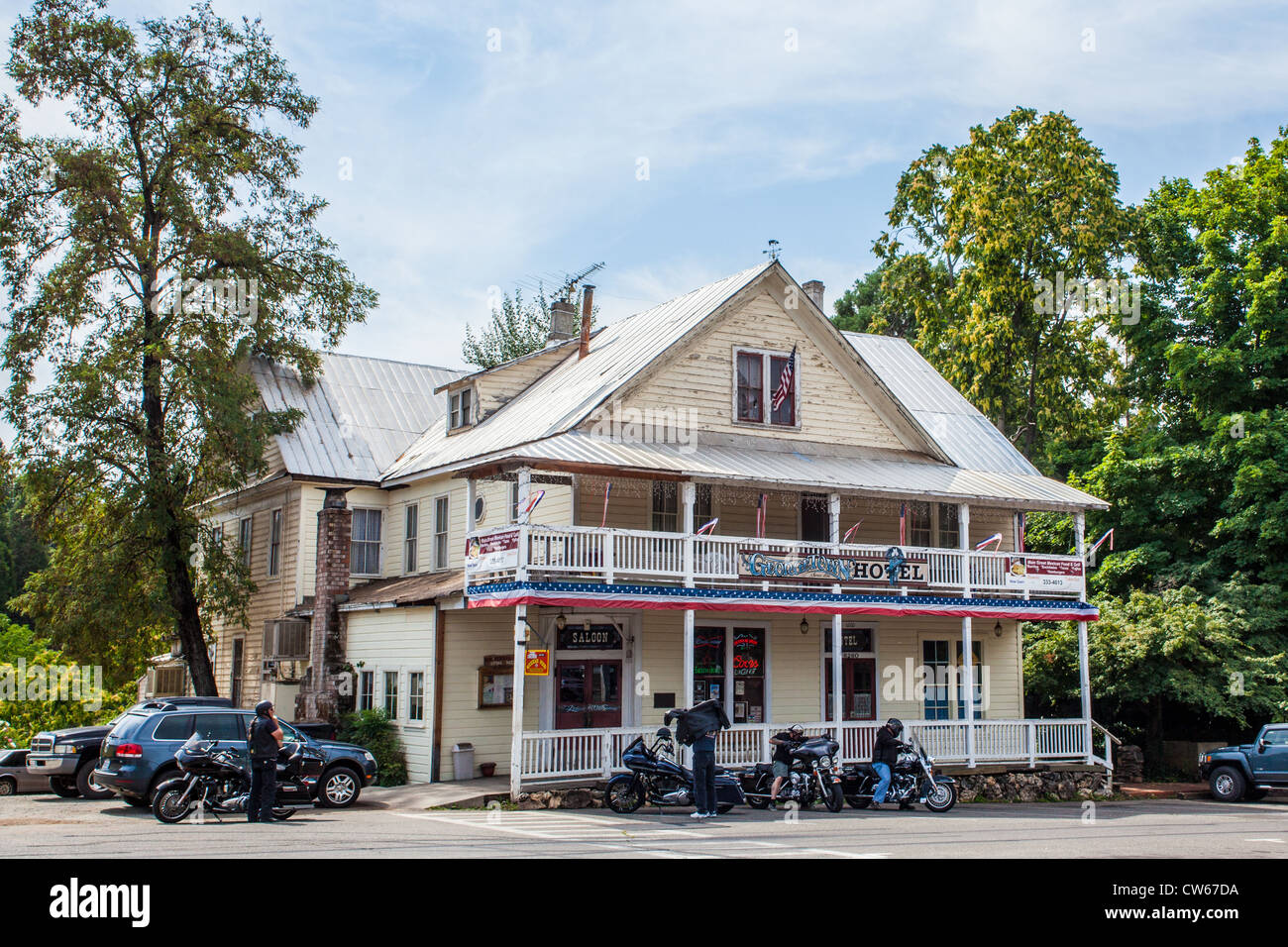 A bar and restaurant in California Stock Photo Alamy