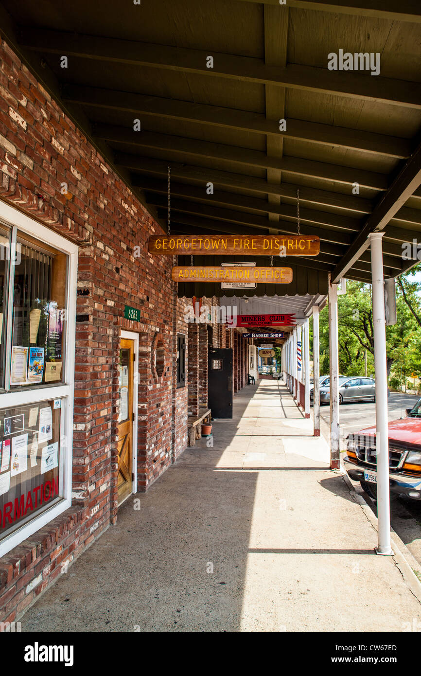 Shops and offices in California Stock Photo Alamy