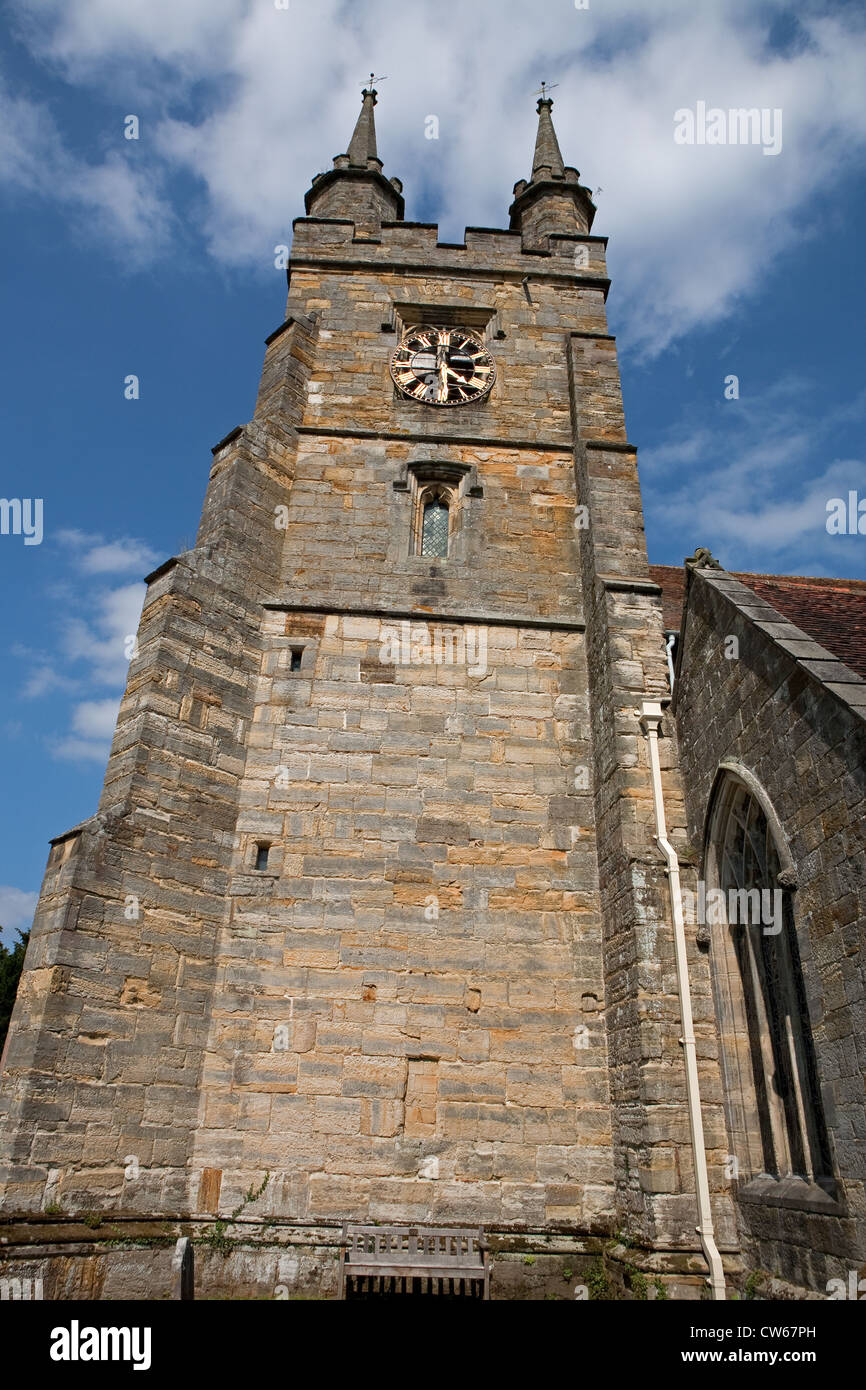 St John The Baptist Church in Penshurst Kent Stock Photo - Alamy