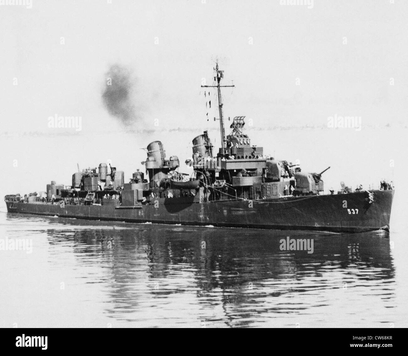 American destroyer 'Sullivan', World War II. Stock Photo