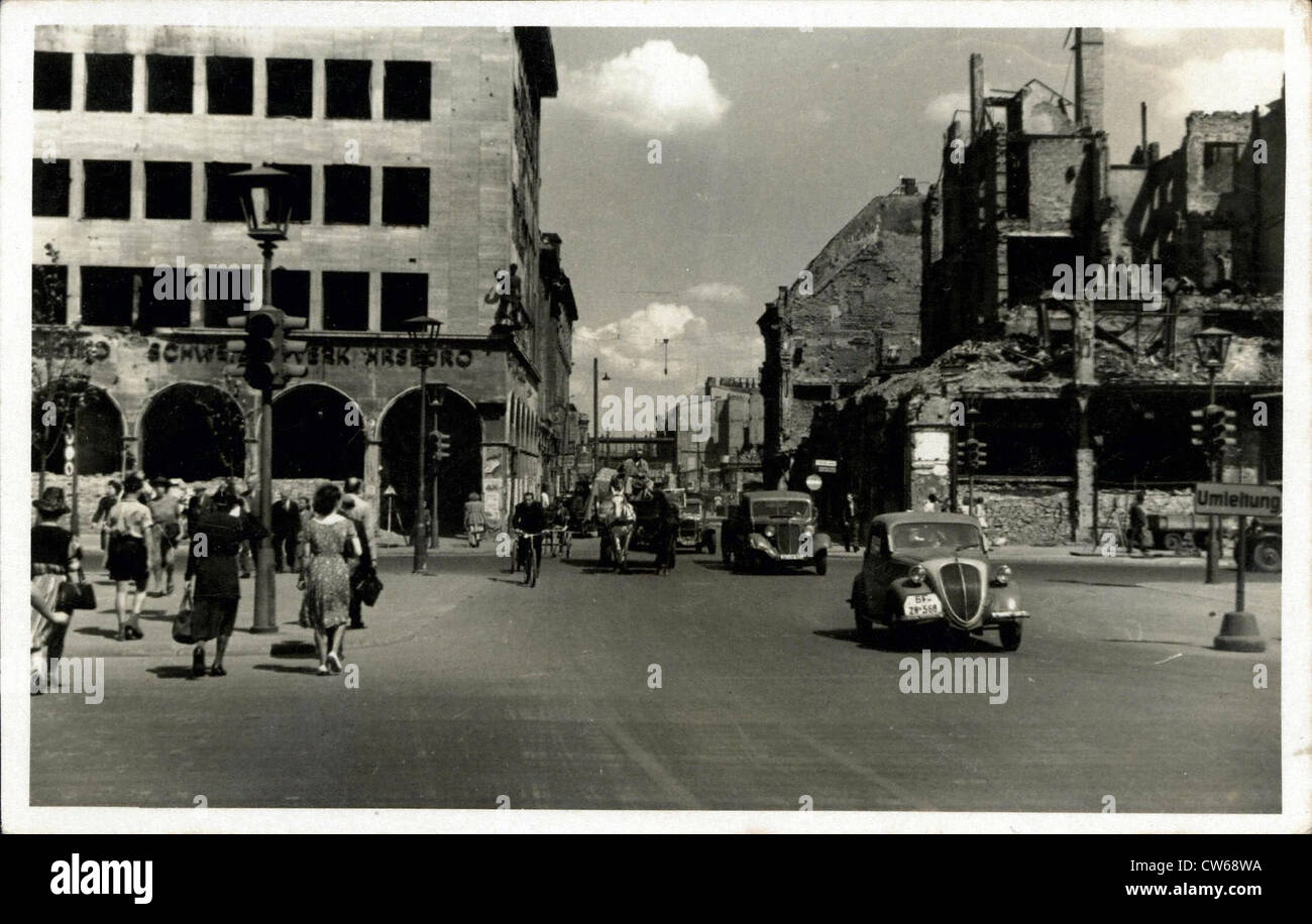 Berlin after World War II Stock Photo