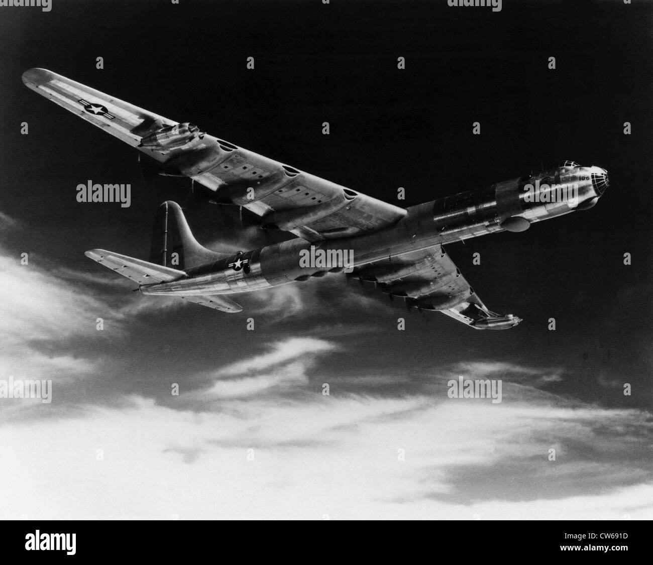 American Boeing B-47 Stratojet strategic heavy bomber Stock Photo