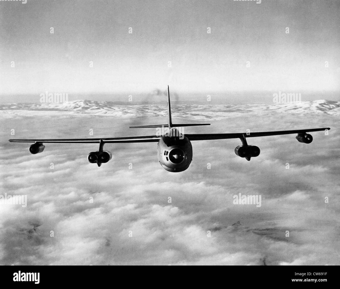 American Boeing B-47 Stratojet strategic heavy bomber Stock Photo