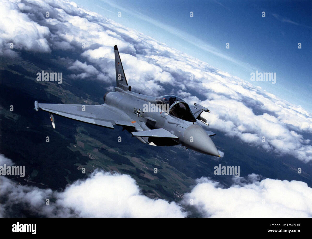 European Eurofighter fighter-bomber. Stock Photo