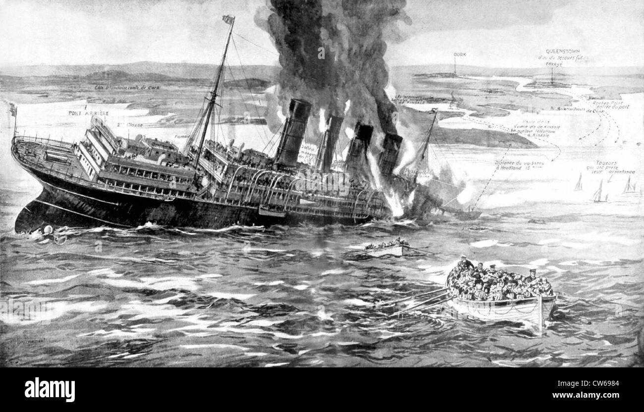 Lusitania 1915 High Resolution Stock Photography and Images Alamy