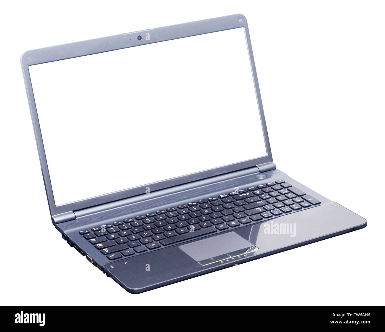 isolated laptop computer with 2 clipping path (laptop outline and