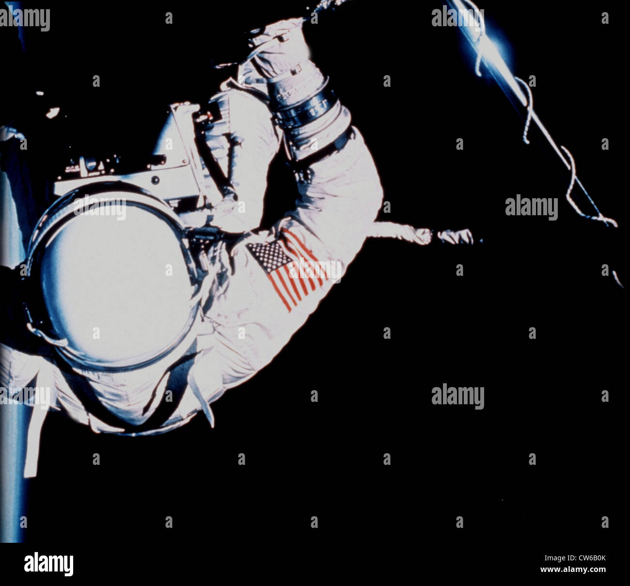 Ast. Edwin Aldrin Extravehicular Activity (Gemini XII) November 11-15, 1966 Stock Photo