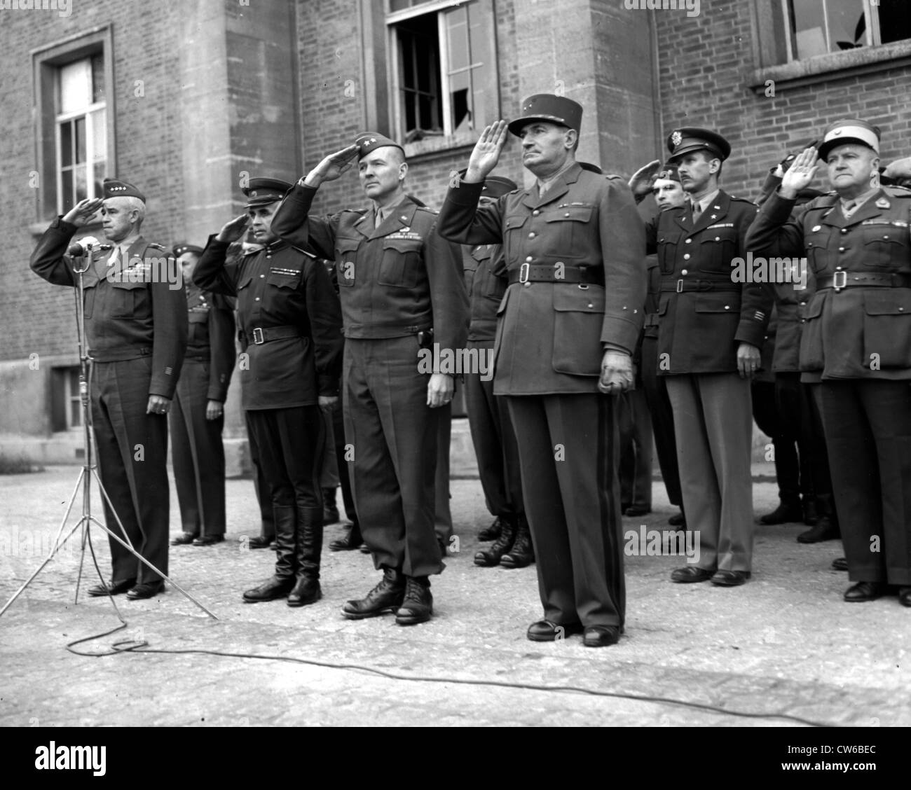 Allied generals and staff officers in Berlin (Germany) July 4, 1945 ...