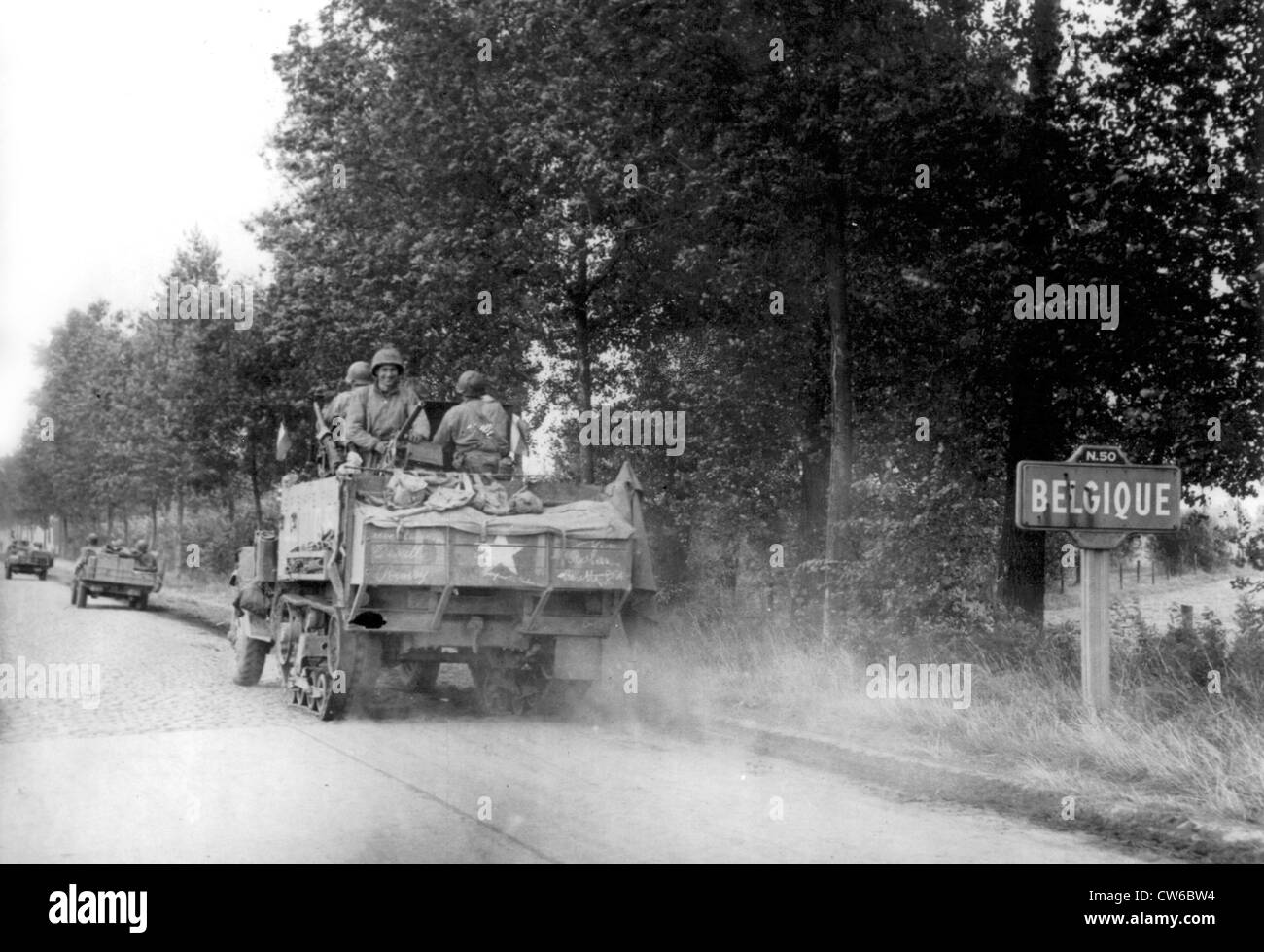 Belgium u s troops Black and White Stock Photos & Images - Alamy