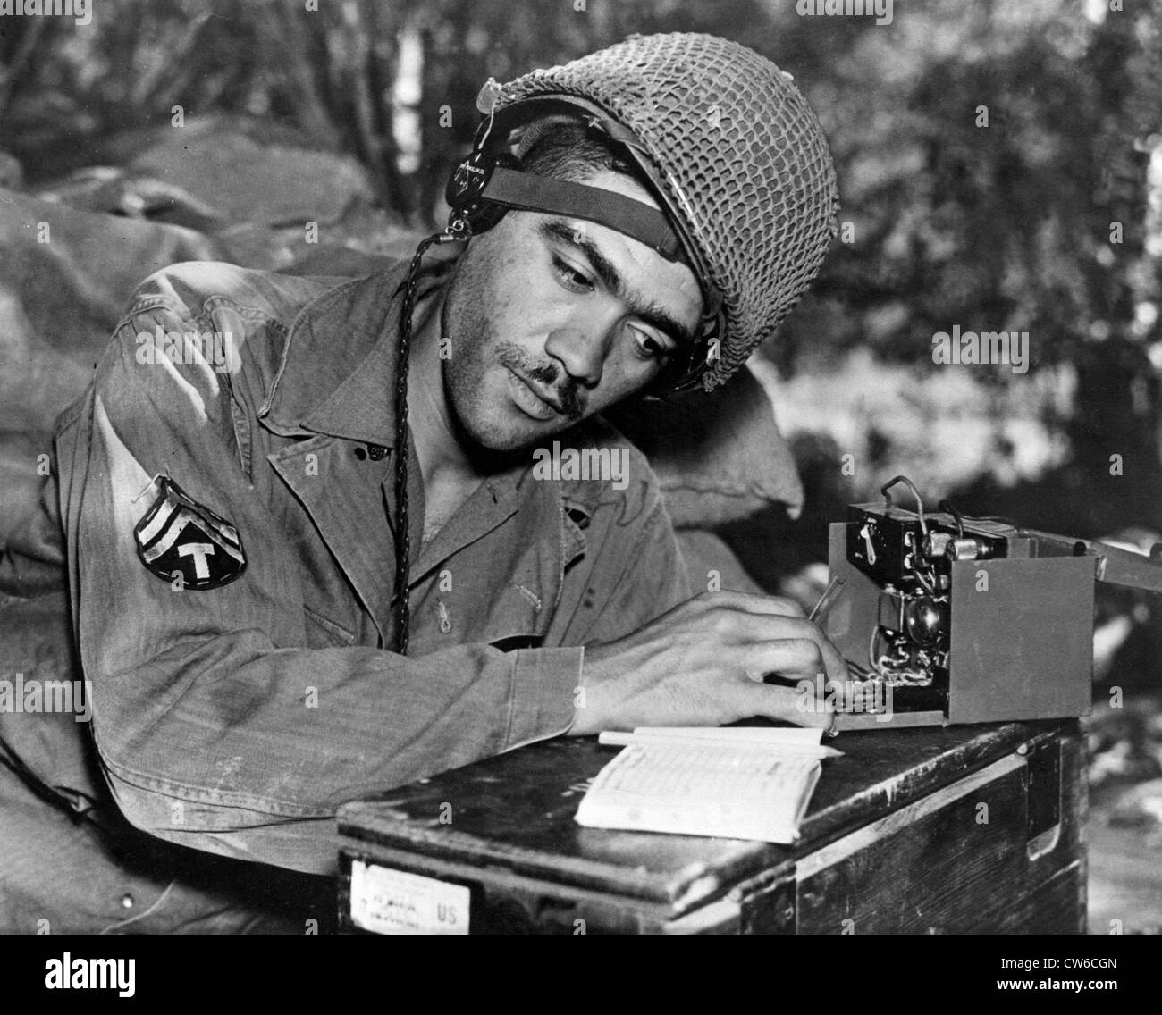 American black troops in france Black and White Stock Photos & Images ...