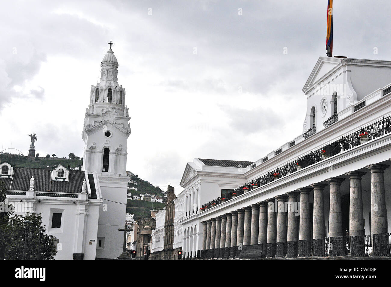 presidential palace independance square Quito Ecuador South America Stock Photo