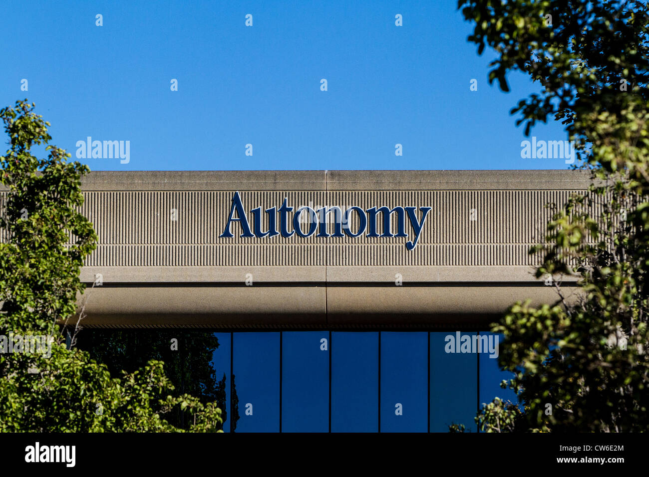 Autonomy Building and sign in The Silicon Valley, Snata Clara, California Stock Photo