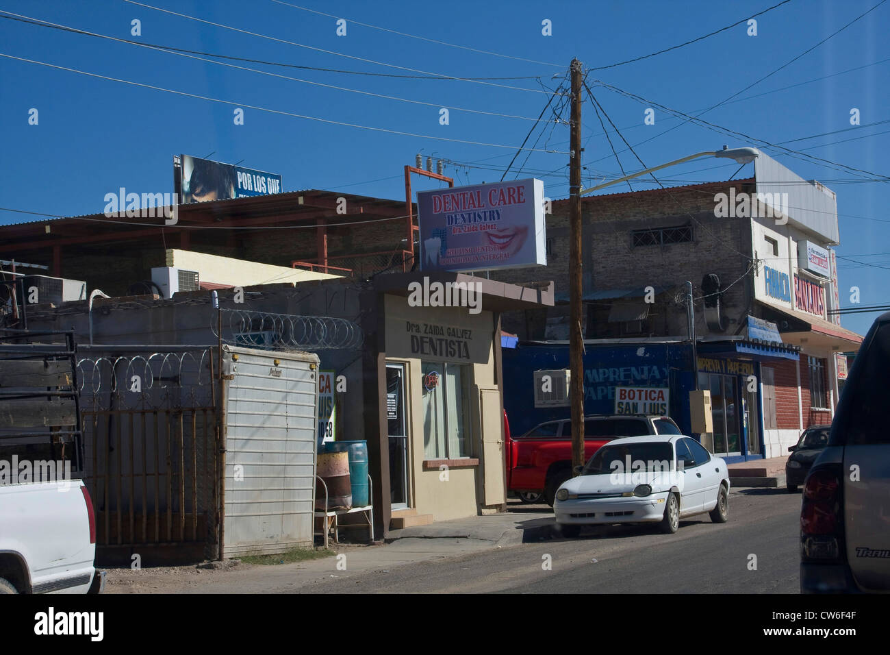 dentist practice in North Mexico for clients from the USA, Mexico Stock Photo
