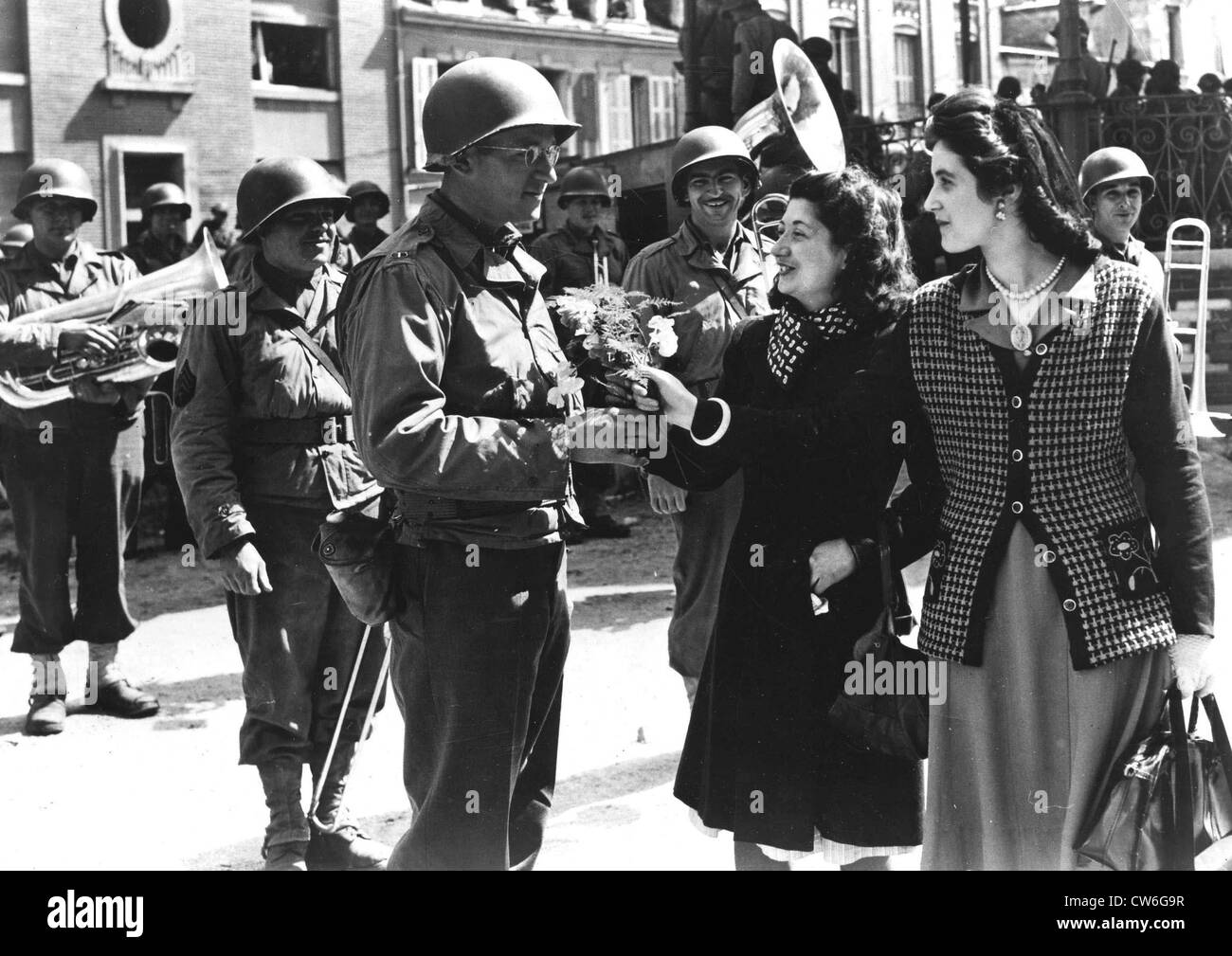 France liberation world war 2 Black and White Stock Photos & Images - Alamy