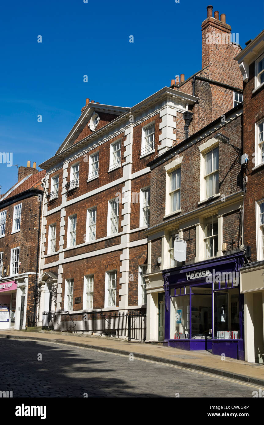 townhouse in the city centre in summer Micklegate York North Yorkshire England UK