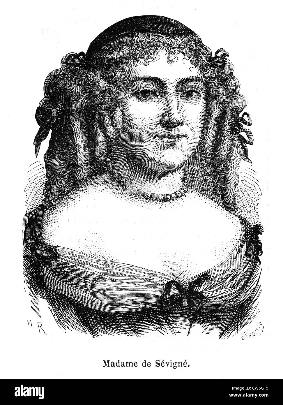 Madame de Sévigné Stock Photo