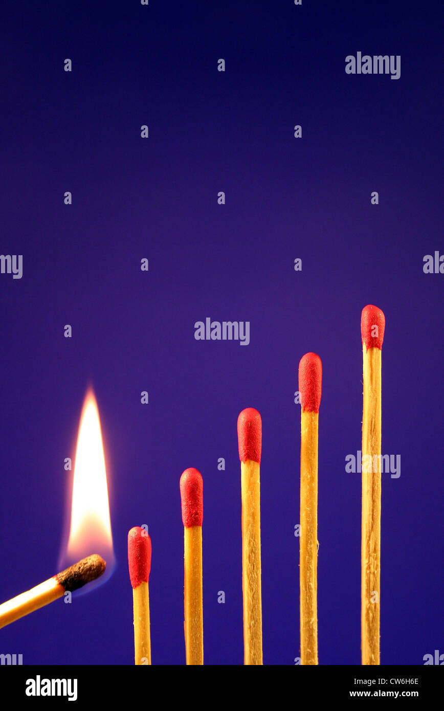 match, lighting a matches Stock Photo Alamy