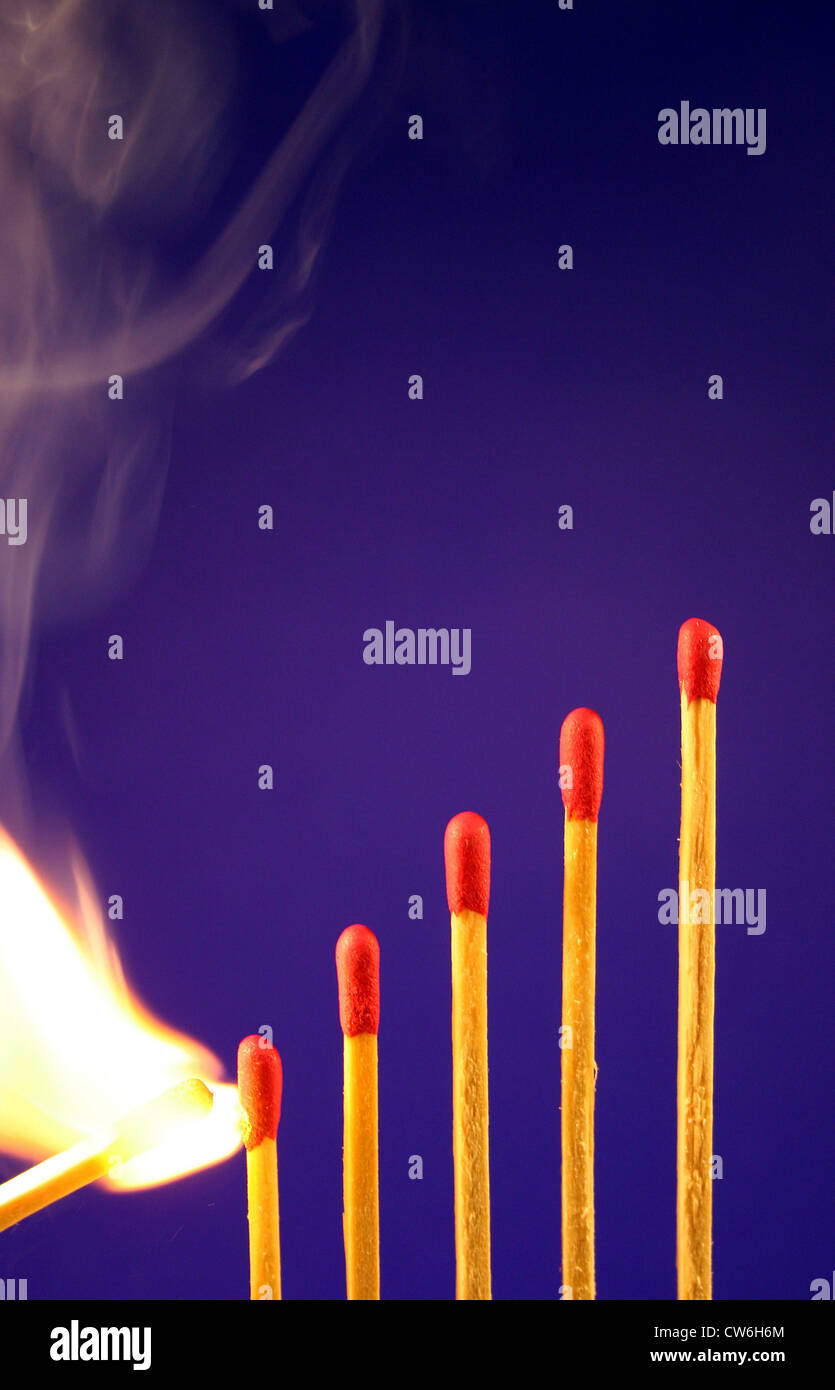 match, lighting a matches Stock Photo Alamy