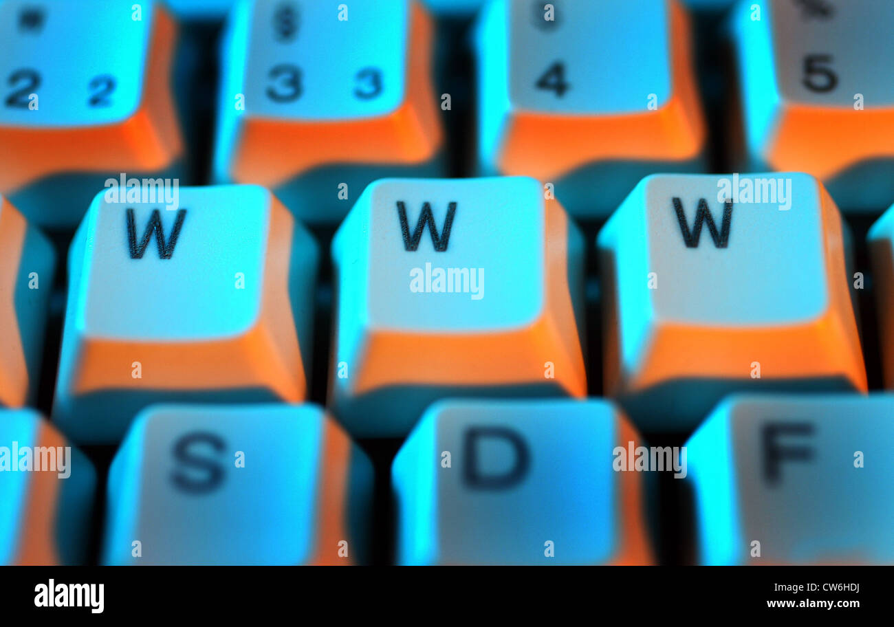 computer key www Stock Photo Alamy