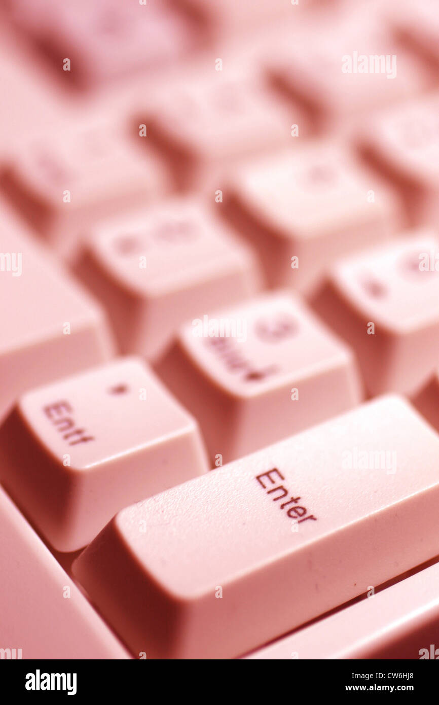 computer key, enter Stock Photo Alamy