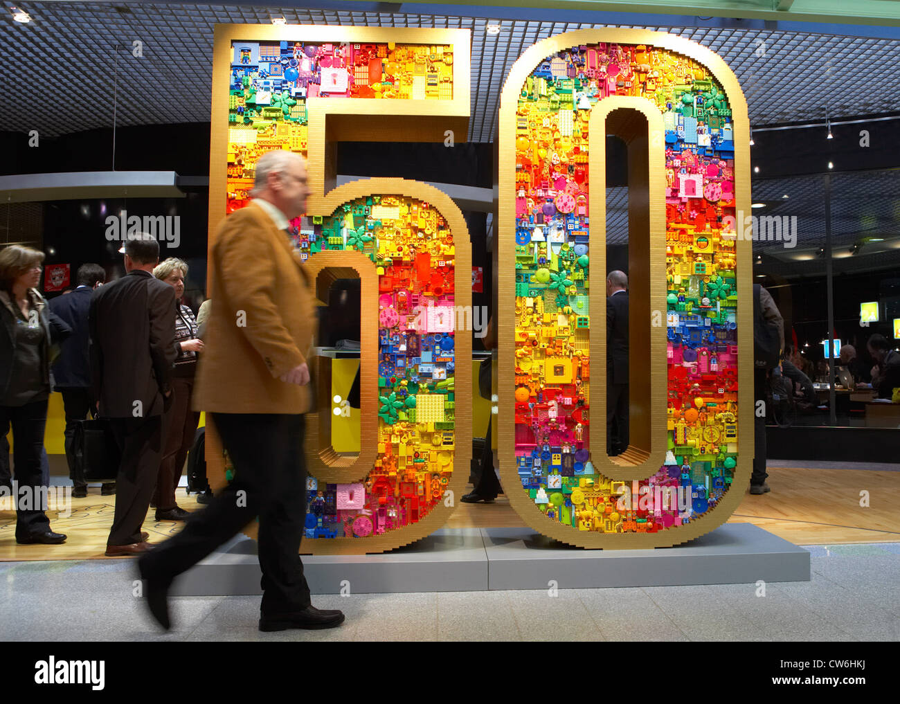 Nuernberg - Lego booth at the International Toy Fair Stock Photo - Alamy