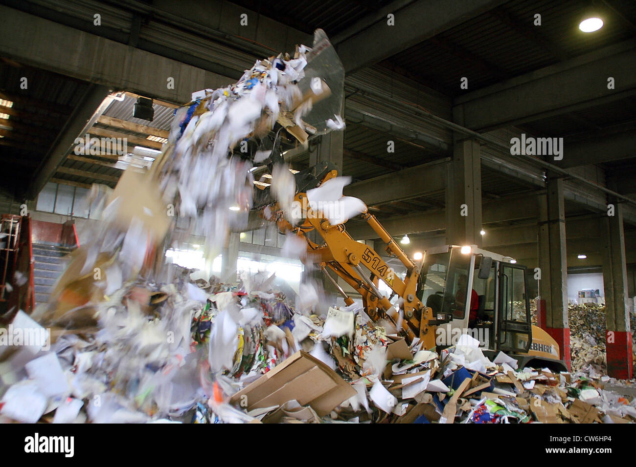 waste paper recycling Stock Photo Alamy