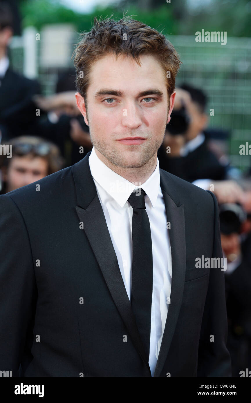 Robert Pattinson arrives for the screening of On the Road at the 65th international film festival, in Cannes. Stock Photo