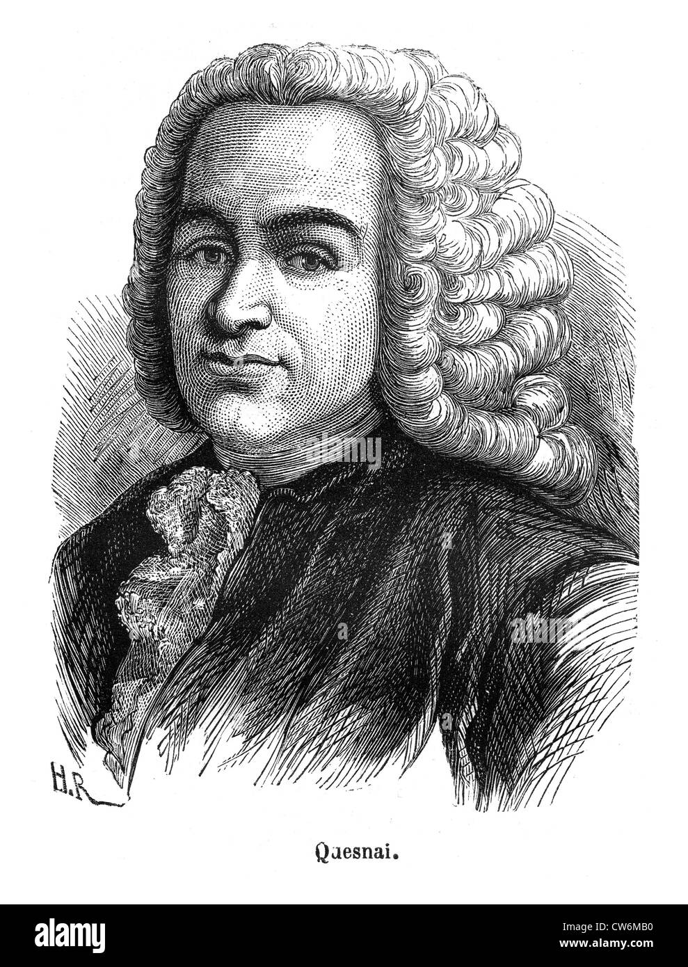 François Quesnay Stock Photo