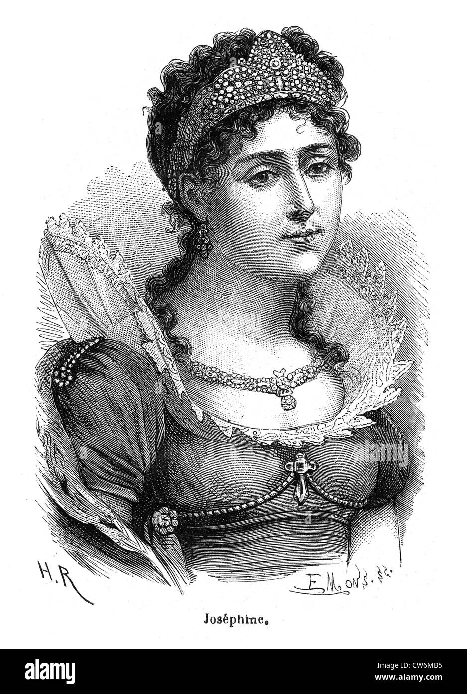 Marie-Joséphe-Rose of Tascher of Pagerie Stock Photo