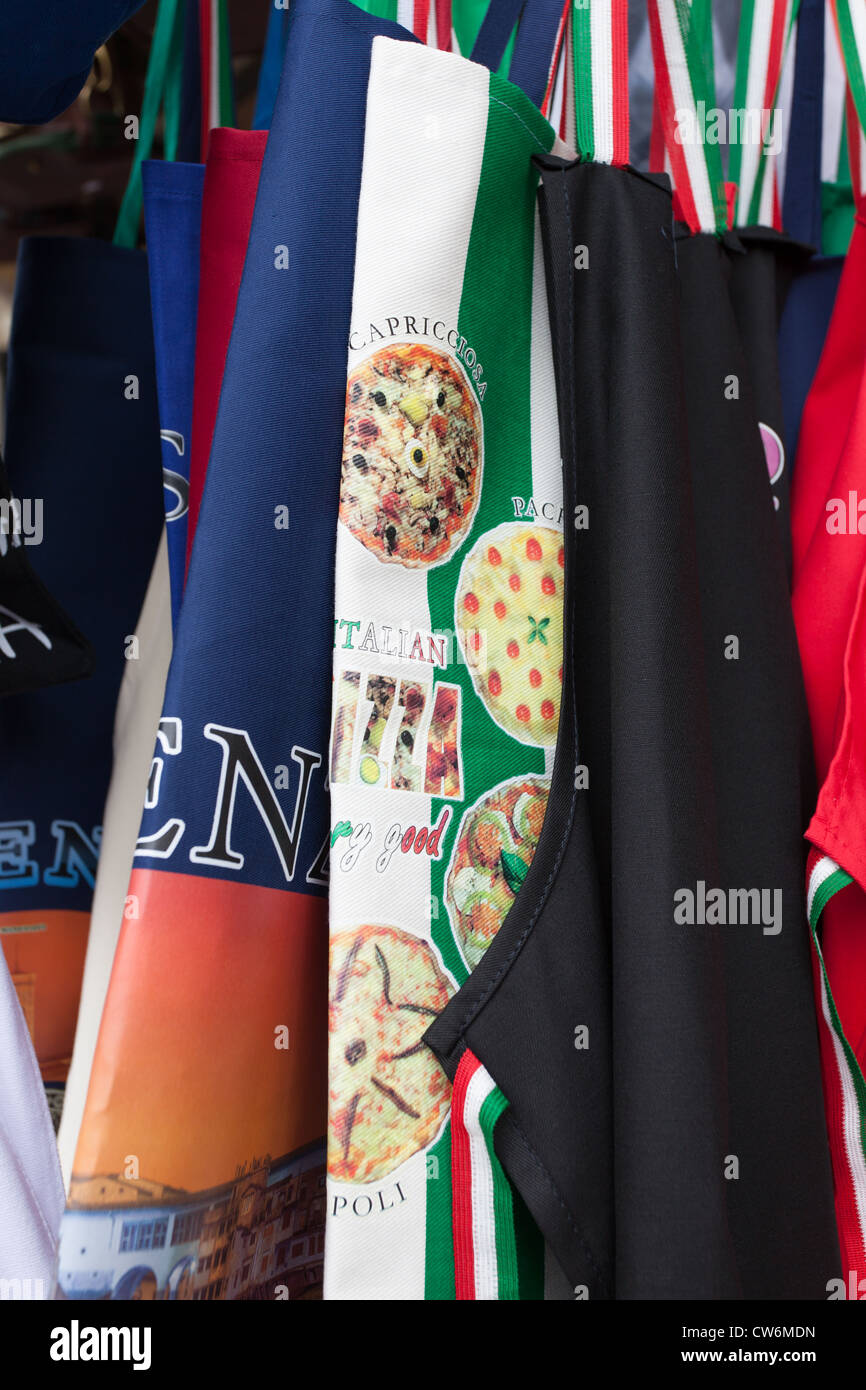 Italian aprons for sale Florence Italy Stock Photo Alamy