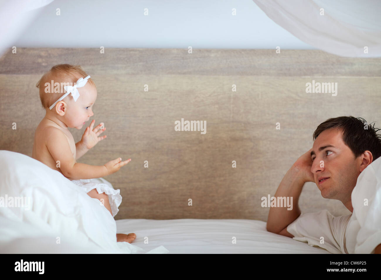 cute babies with father