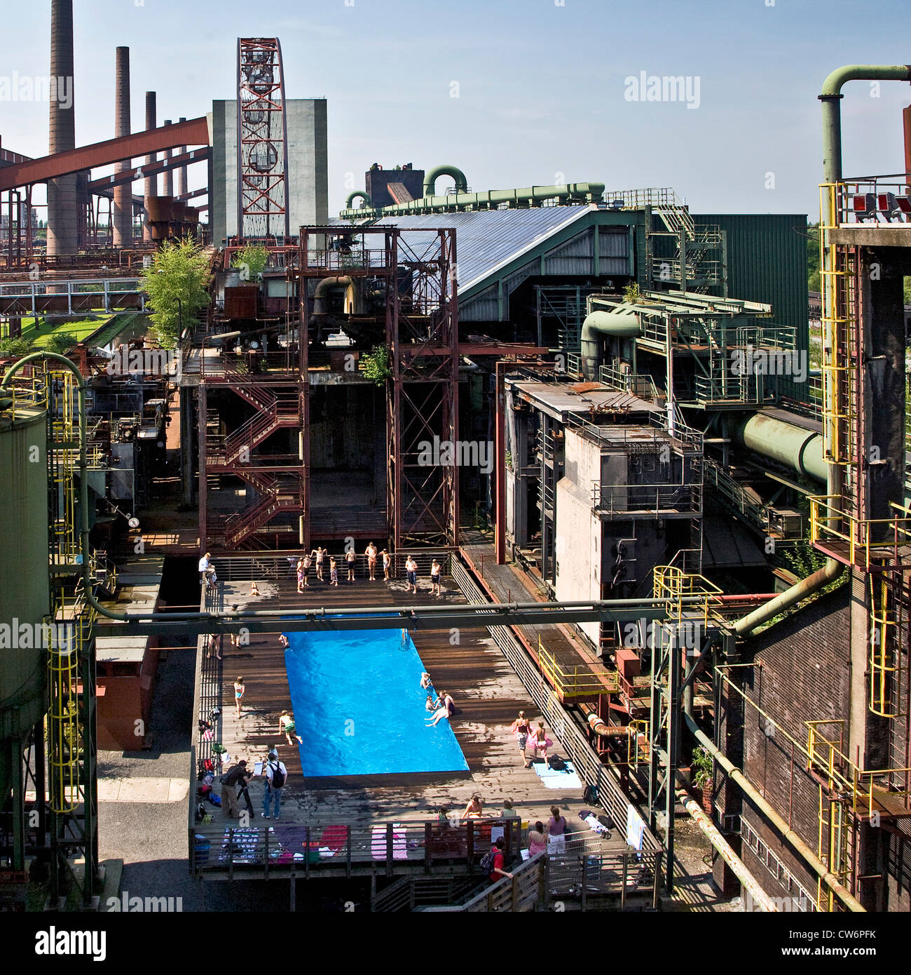 swimming pool at Kokerei Zollverein, Essen-Katernberg, Germany