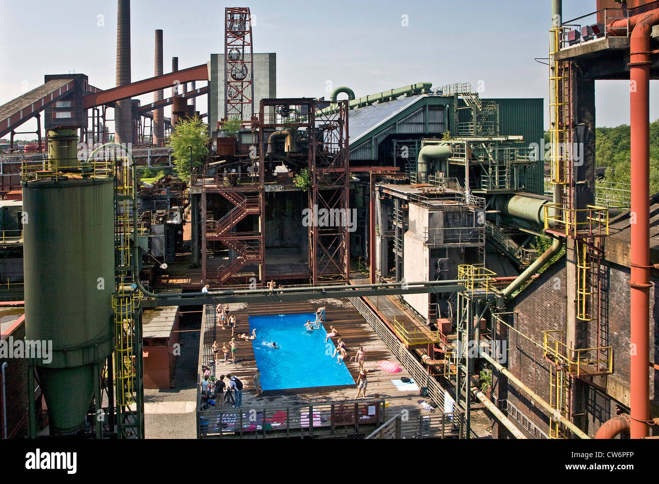swimming pool at Kokerei Zollverein, Essen-Katernberg, Germany