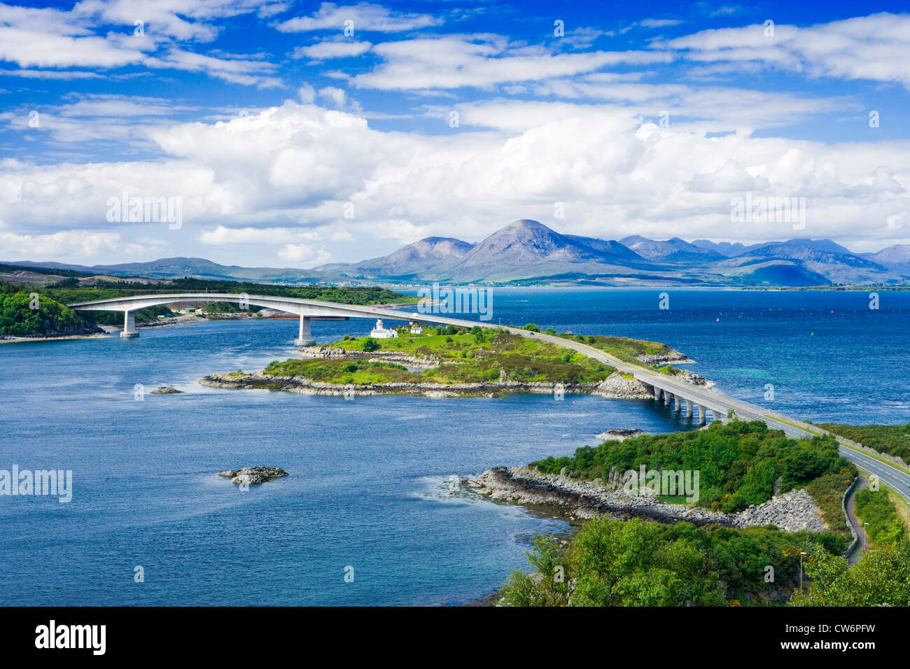 Isle of Skye bridge, Kyle of Lochalsh, Highland, Scotland, UK Stock Photo