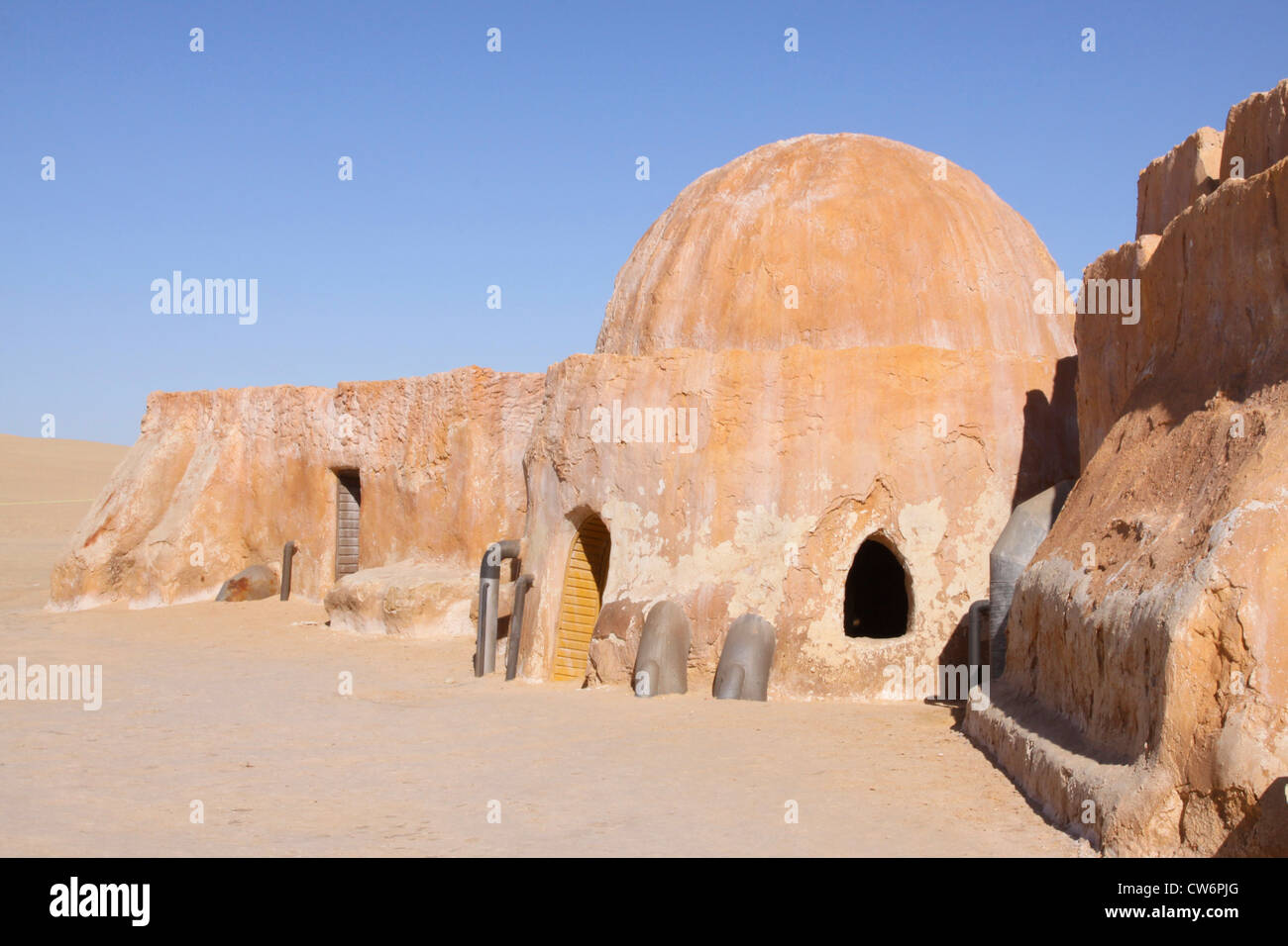 film set of Star Wars near Nafta, Tunisia, Nefta, Nafta Stock Photo