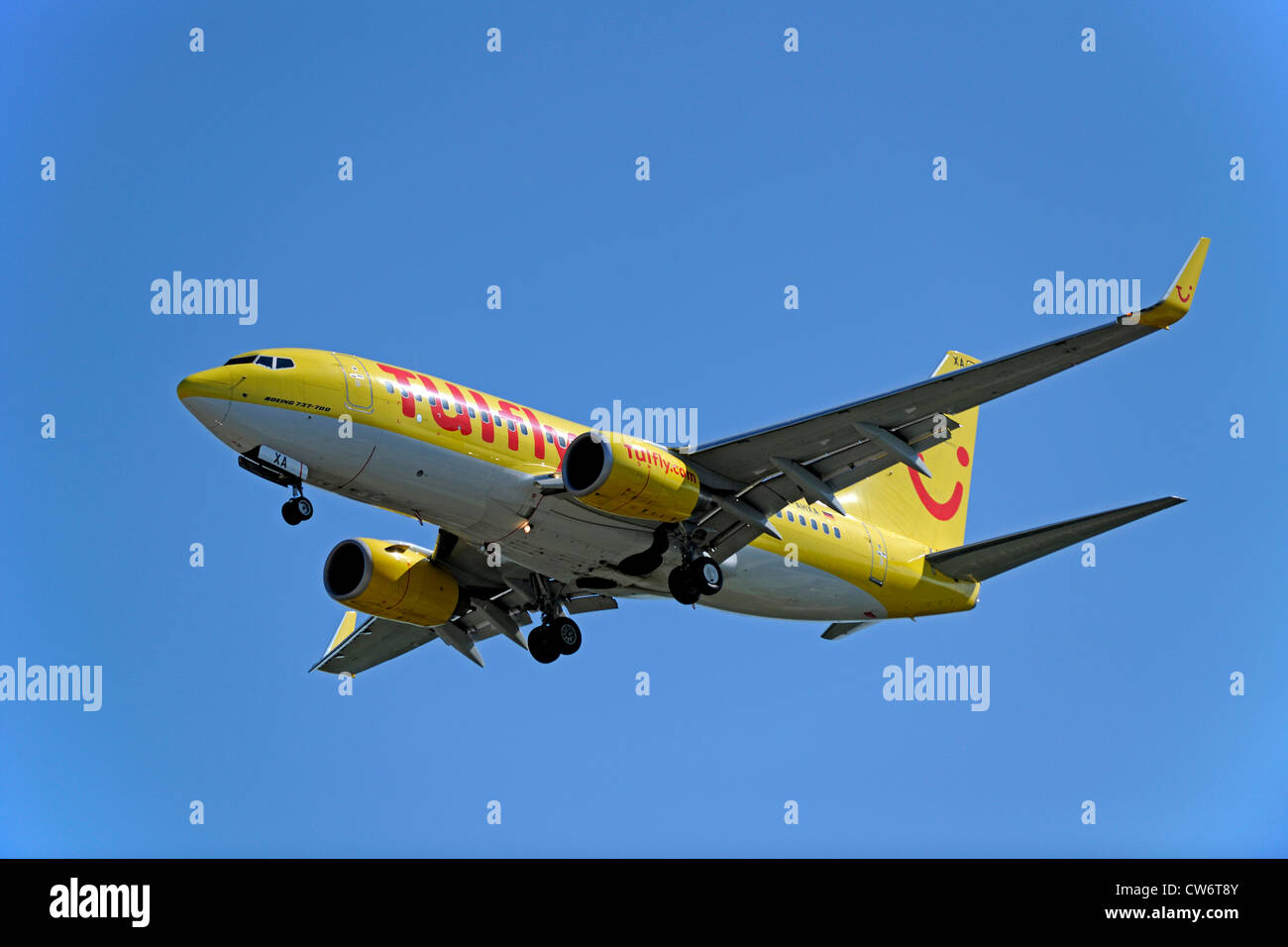 Boeing 737-700 of airline Tui fly, Germany Stock Photo